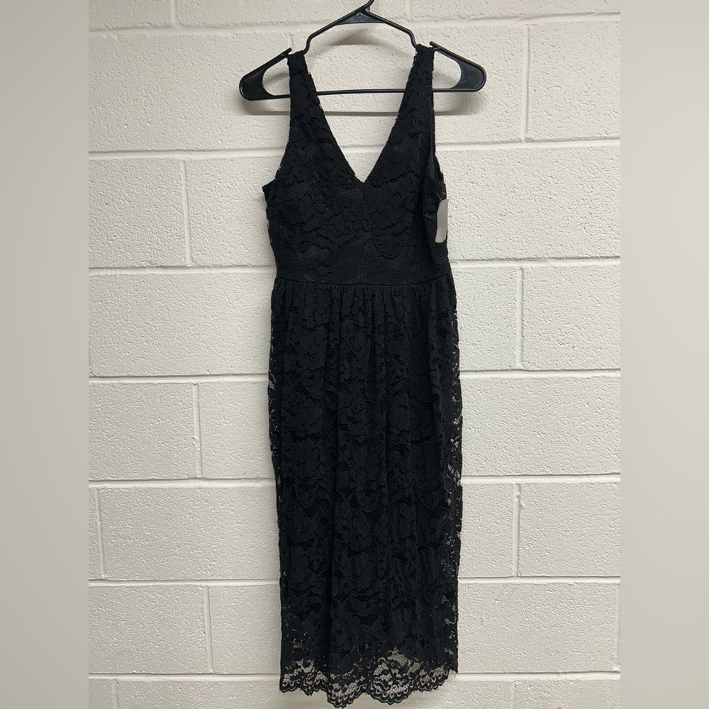 Simply Vera Black Lace Dress - Size XS, NWT